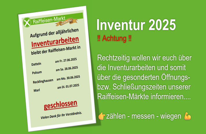 INVENTUR 2025